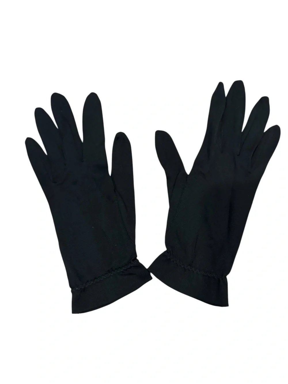 Vintage Classic Black Women's Dress Gloves Sz S